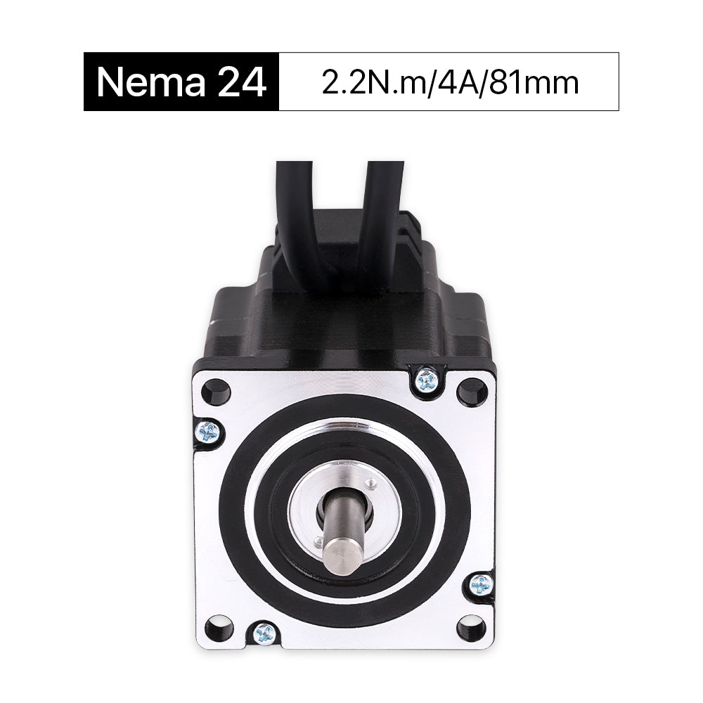 Cloudray 81 mm 2,2 Nm 4 A 2-Phasen-Nema 24-Schrittmotor mit geschlossenem Regelkreis