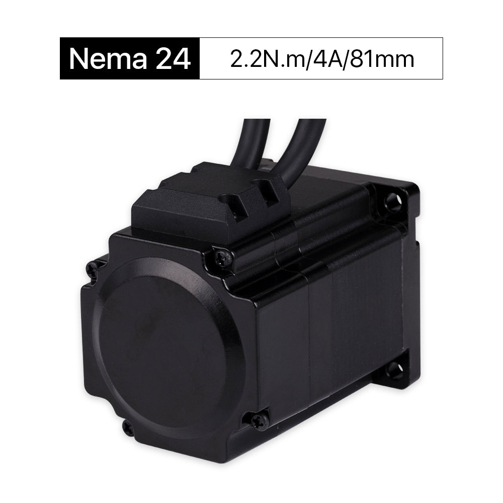 Cloudray 81mm 2.2N.m 4A 2 Fase Nema 24 Motor paso a paso de circuito cerrado