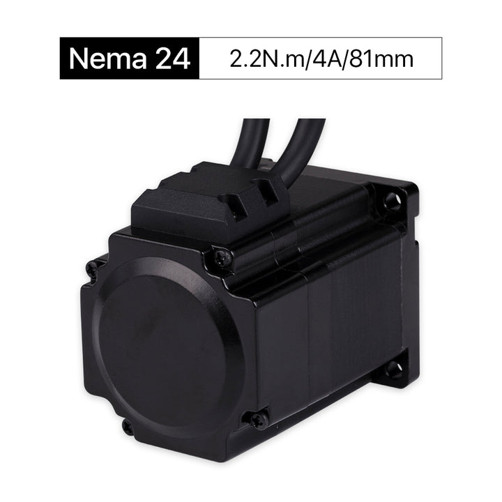 Cloudray 81mm 2.2N.m 4A 2 Fase Nema 24 Motor paso a paso de circuito cerrado