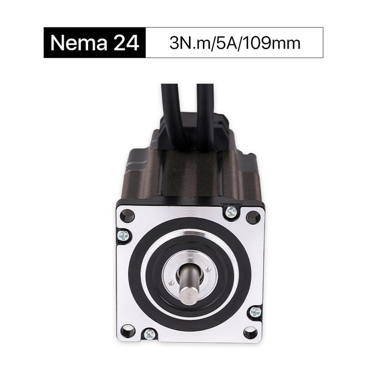 Cloudray 109 mm 3 Nm 5 A 2-Phasen-Nema 24-Schrittmotor mit geschlossenem Regelkreis
