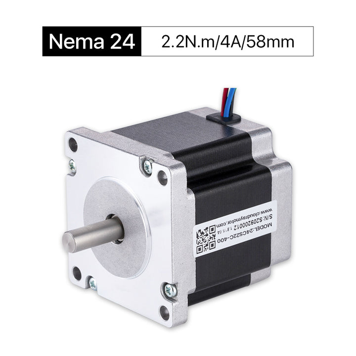 Cloudray 58mm 2.2N.m 4A 2 Fase Nema24 Motor paso a paso de bucle abierto