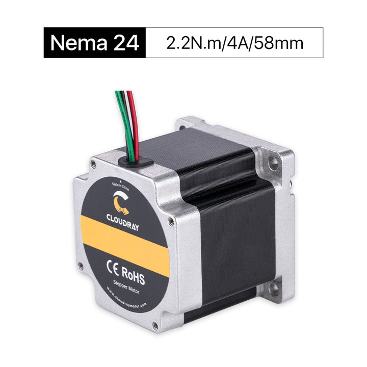 Cloudray 58mm 2.2N.m 4A 2 Phase Nema24 Open Loop Stepper Motor