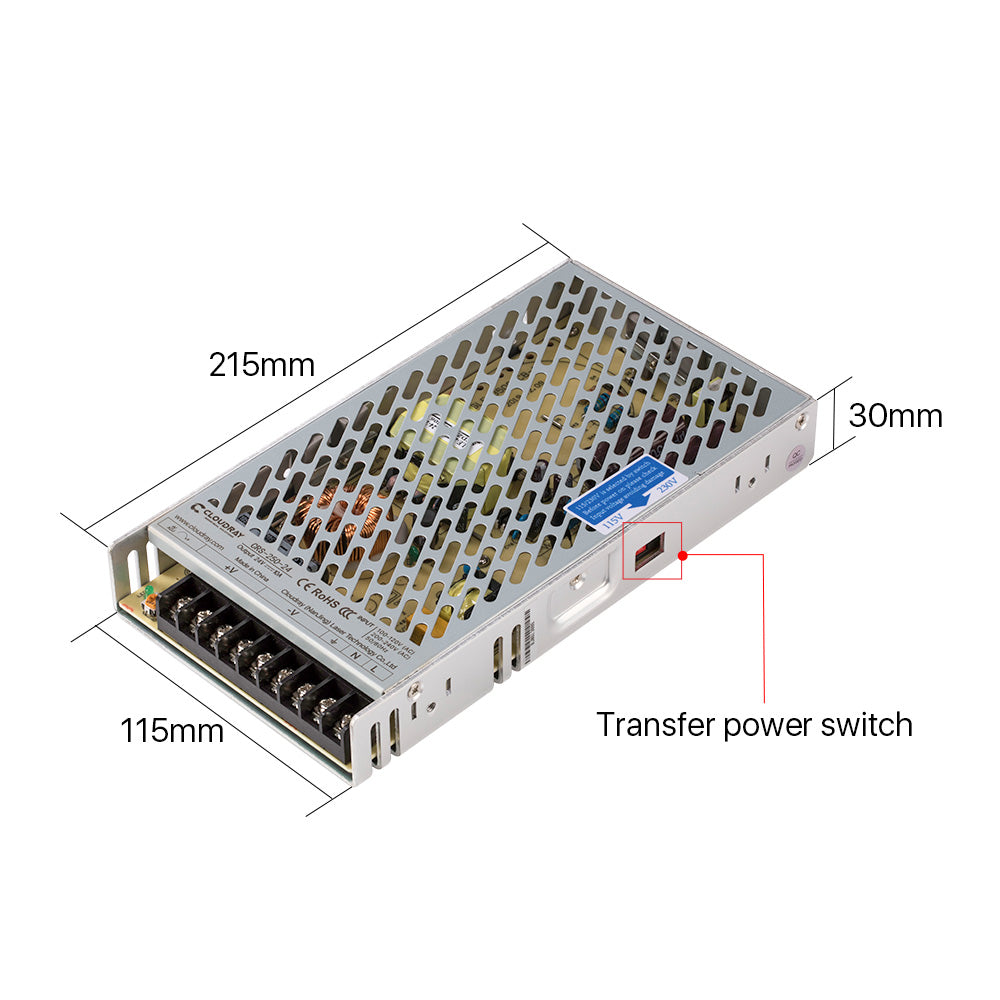 Cloudray 250W CRS-250 Switch Power Supply