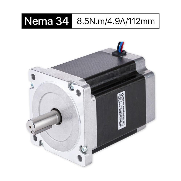 Cloudray 112mm 8.5N.m 4.9A 2 Phase Nema34 Open Loop Stepper Motor