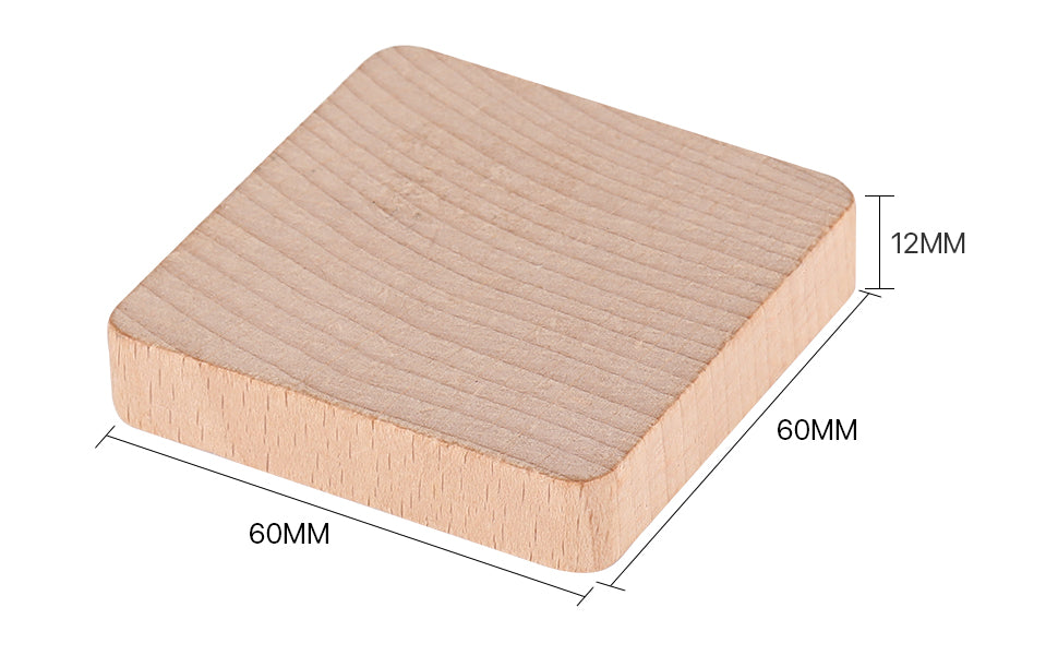 Cloudray DIY Material de madera maciza para grabado y corte láser Co2