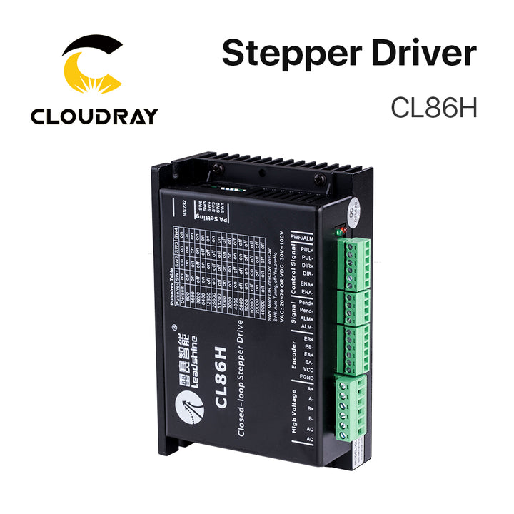 Cloudray CL86H 18-80VDC 4-8A Leadshine Closed Loop Stepper Motor Driver