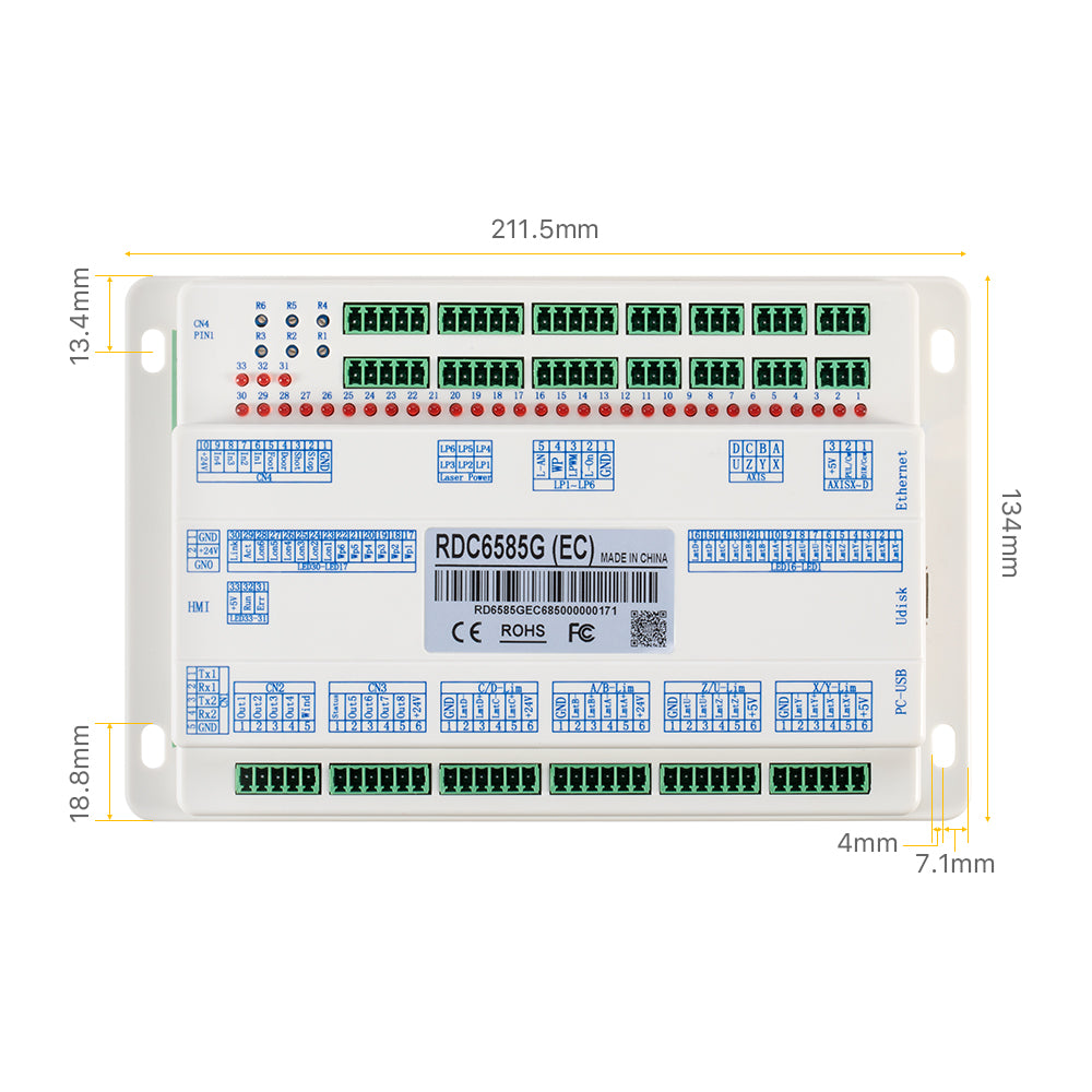 Cloudray Ruida RDC6585G Laser Controller – Cloudray Laser