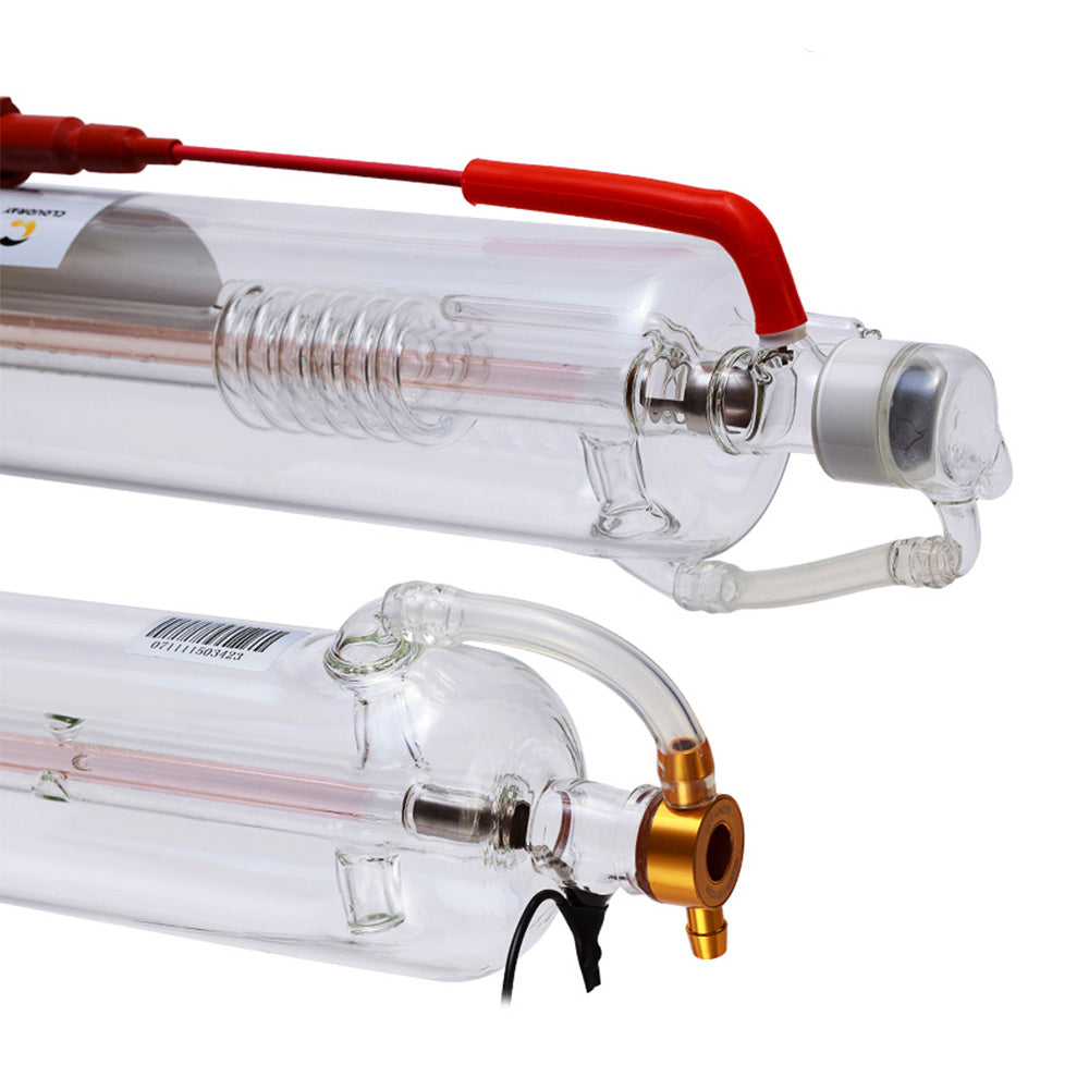 Cloudray 35-70W Serie CR Tubo láser de CO2 con cabezal de metal mejorado