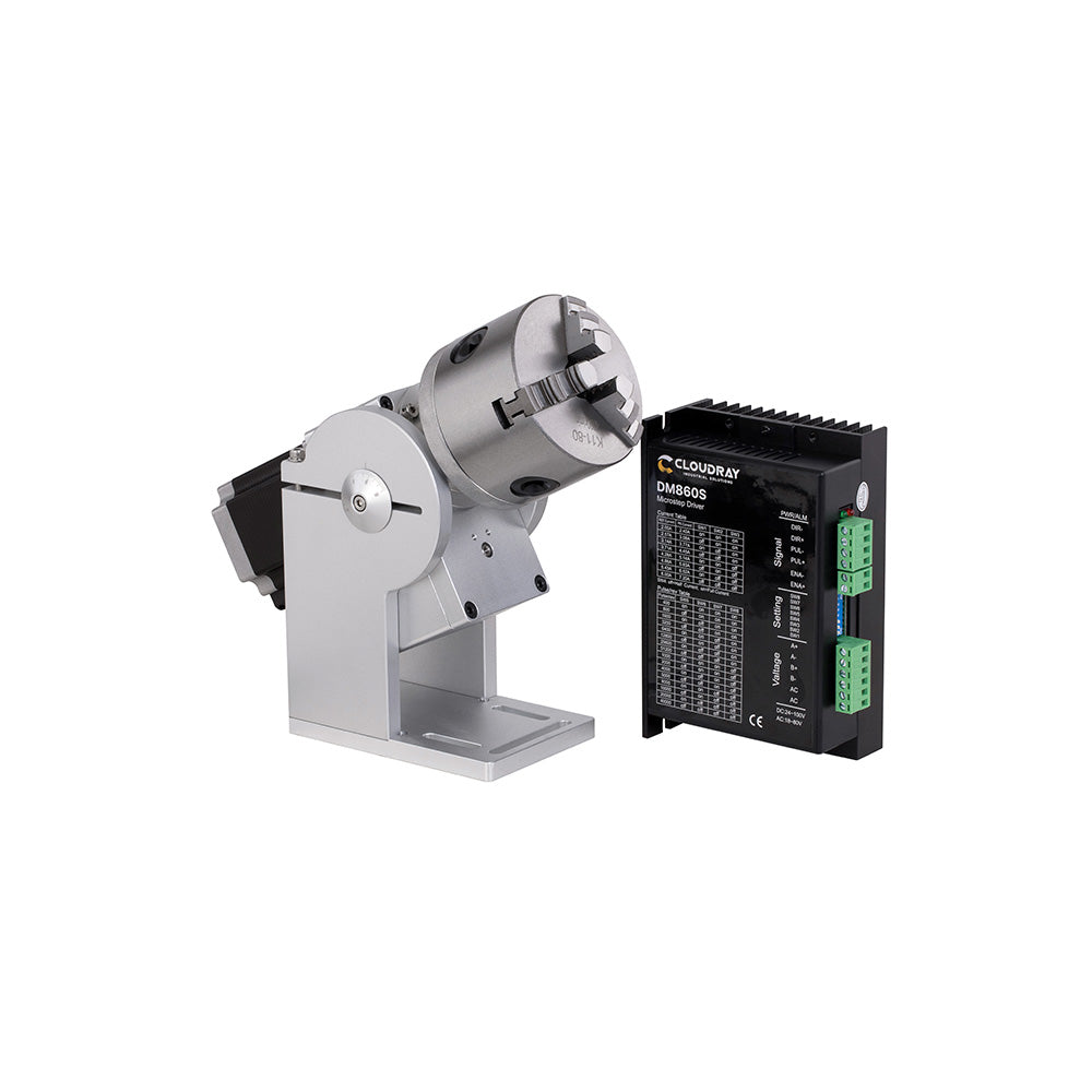 Asse di rotazione di tipo Cloudray D80 D100 D per macchina di marcatura laser