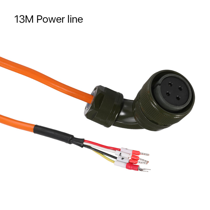 Cloudray 13M Cable codificador y juego de cables de alimentación para 850W Fuji Servo Motor y controlador de máquina láser de fibra