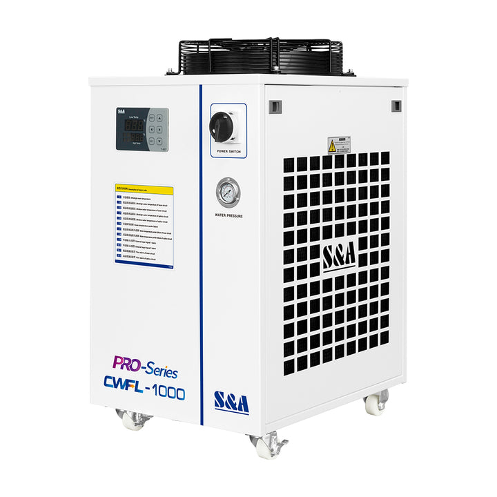 Refrigerador de agua industrial de la fibra CWFL-1000 de Cloudray