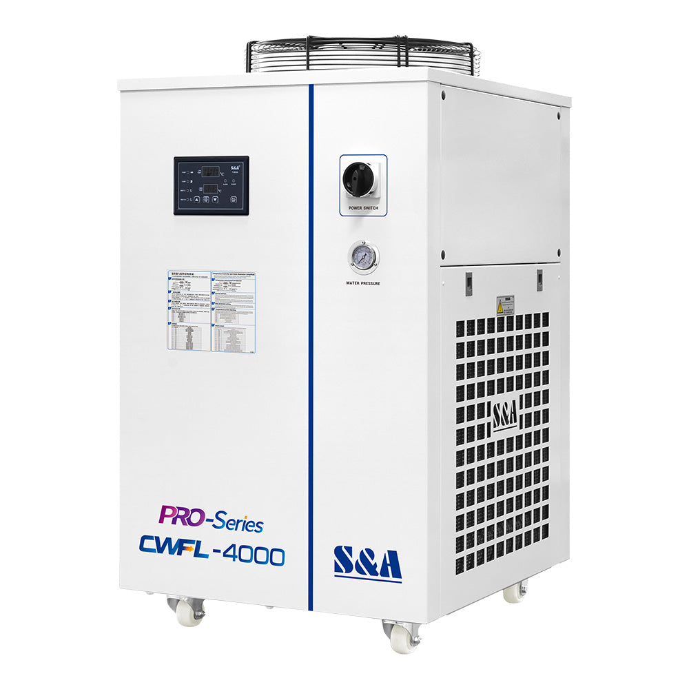 Refrigeratore d'acqua industriale in fibra CWFL-4000 Cloudray