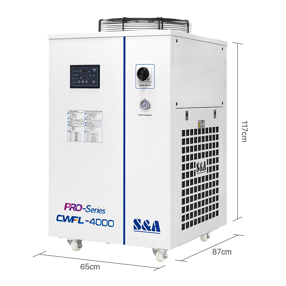 Refroidisseur d'eau industriel de fibre de CWFL-4000 de Cloudray