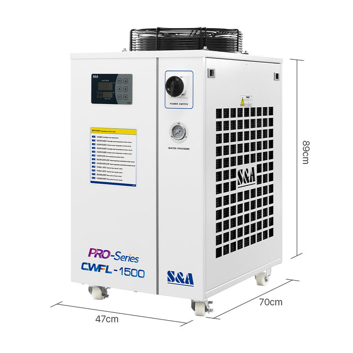 Refroidisseur d'eau industriel de fibre de CWFL-1500 de Cloudray
