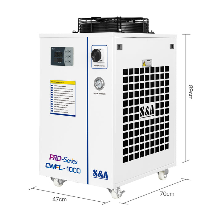 Refrigeratore d'acqua industriale in fibra CWFL-1000 Cloudray
