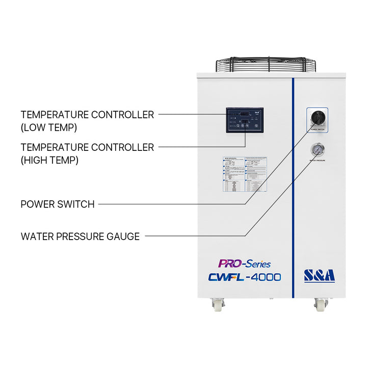 Cloudray CWFL-4000 Волоконный промышленный охладитель воды
