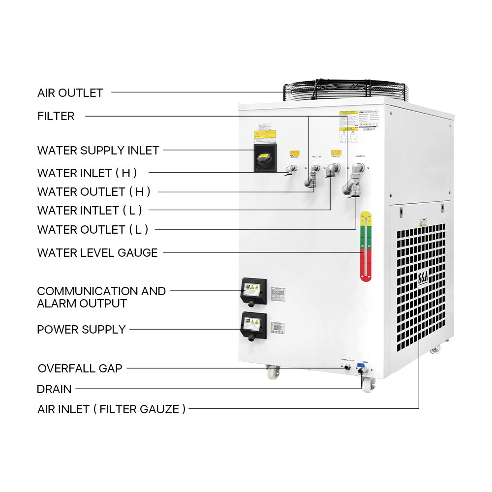 Cloudray CWFL-6000 Волоконный промышленный охладитель воды