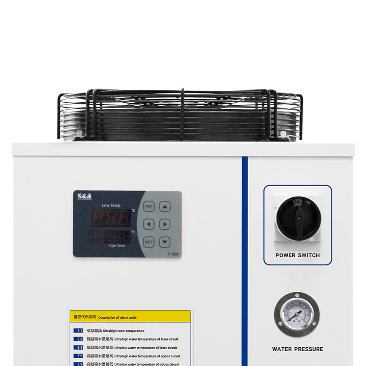Refrigerador de agua industrial de la fibra CWFL-1500 de Cloudray