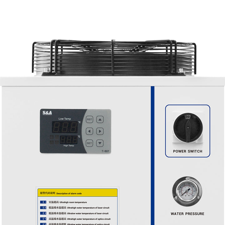 Refrigeratore d'acqua industriale in fibra CWFL-1000 Cloudray