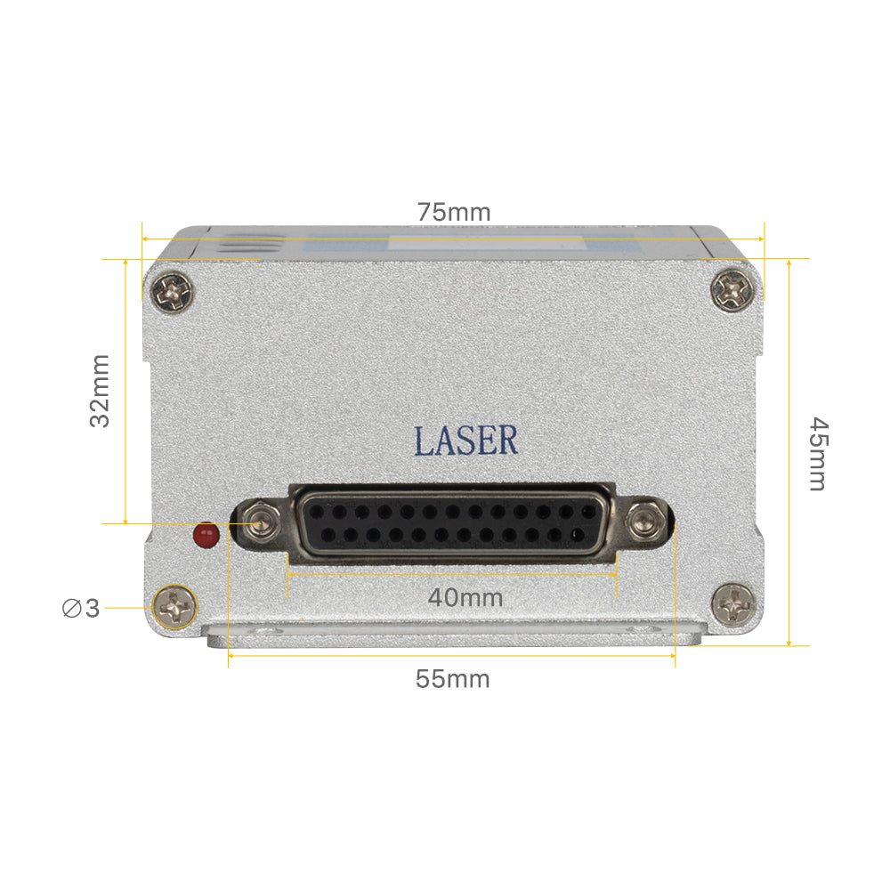 Plaque d'adaptation laser Cloudray Ruida pour source laser à fibre de –  Cloudray Laser