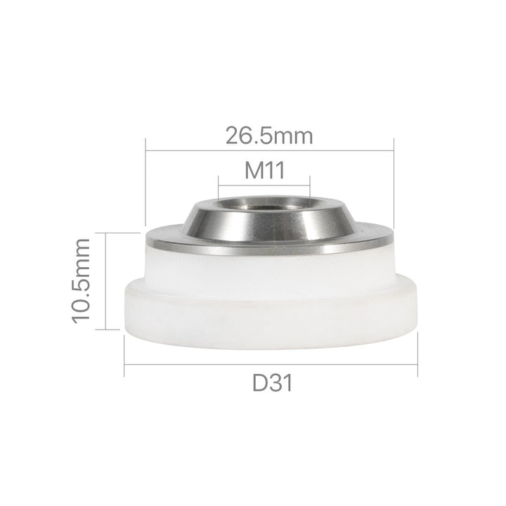Piezas de cerámica de Cloudray Dia.31mm/26,5 m para el jefe del laser de la fibra de PT KT XB