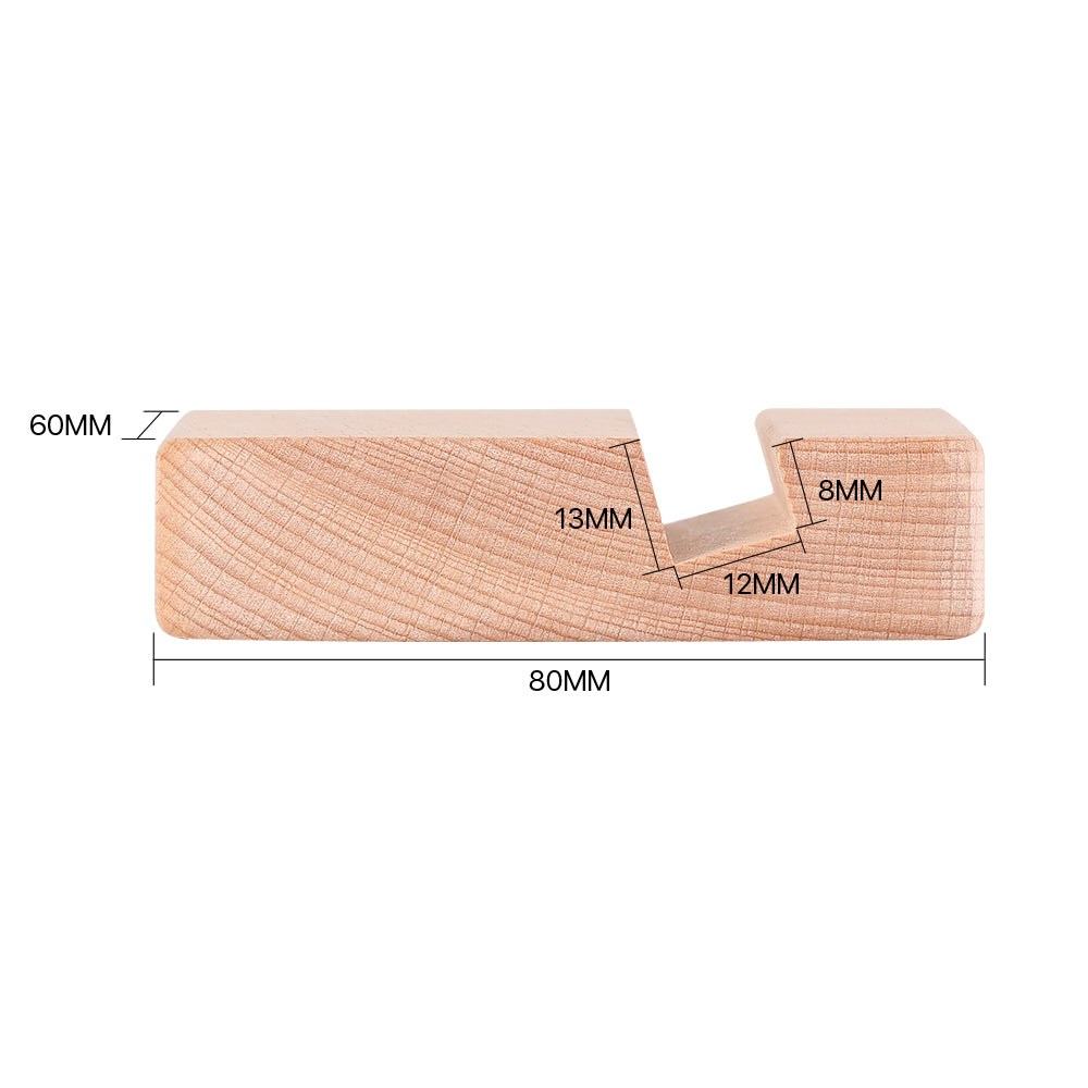 Material de marcado y grabado láser Cloudray Soporte para teléfono de madera maciza