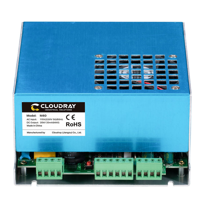 AU Stock Cloud ray 40W MYJG-NG CO2-Laser-Netzteil
