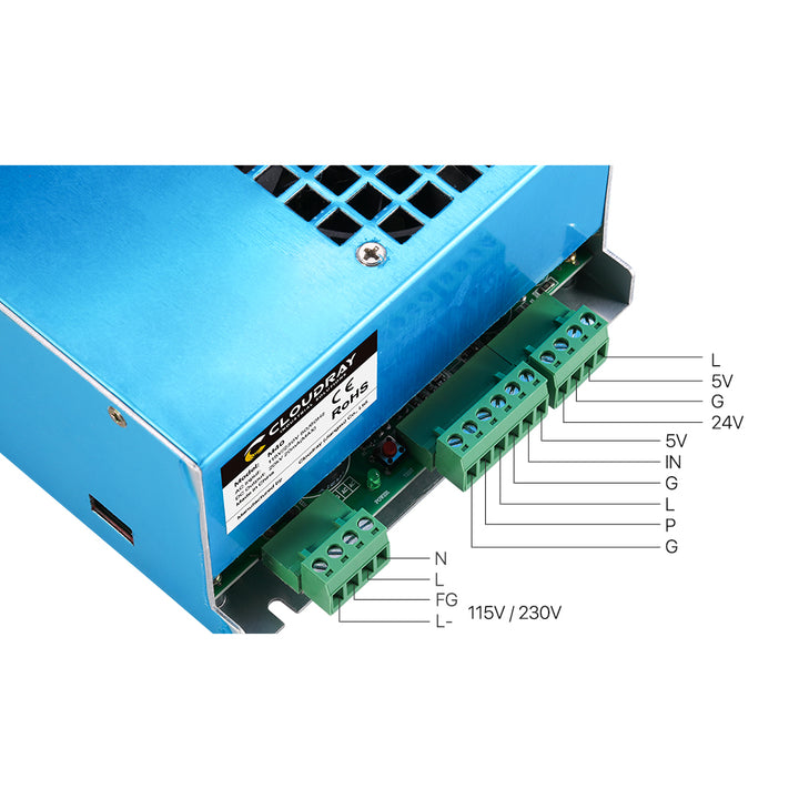 Cloudray 40W MYJG-NG CO2 Laser Power Supply