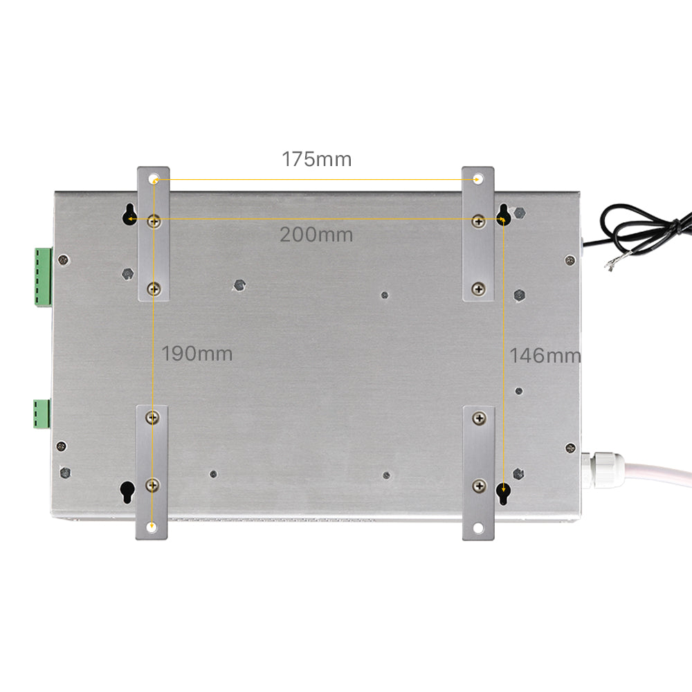 Fuente de alimentación láser de CO2 Cloudray 100W HY-T serie T100 con pantalla LCD