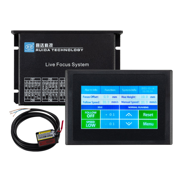 Cloudray Non-Metal Height Controller Ruida Live Focus System For Laser Machine