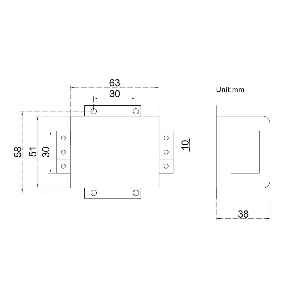 Emi Rfi 250a 10a Cw2c-10a-t Supresor De Ruido De Línea | Cuotas sin interés Emi Rfi 250a 10a Cw2c-10a-t Supresor De Ruido De Línea | Cuotas sin interés