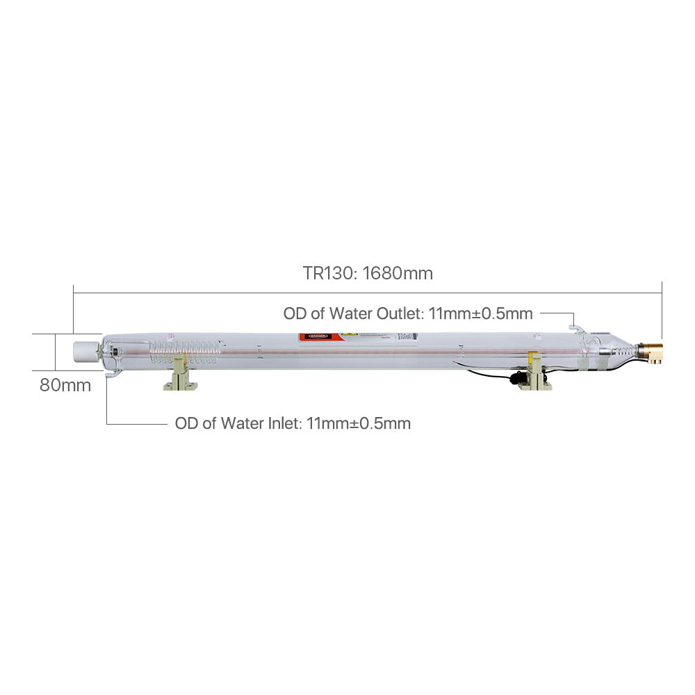 Tubo láser Cloudray SPT TR90 / TR100 / TR130