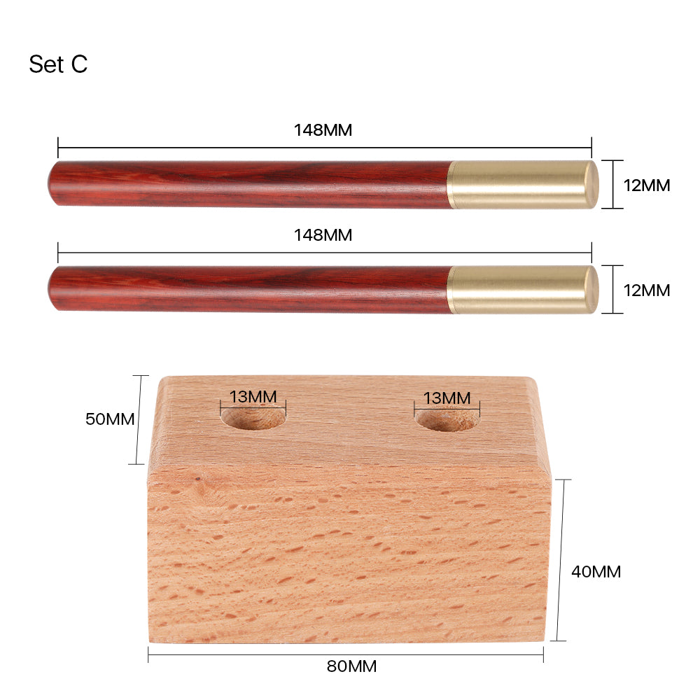 Cloudray DIY Material Solid Wooden Pen Holder pour la gravure laser
