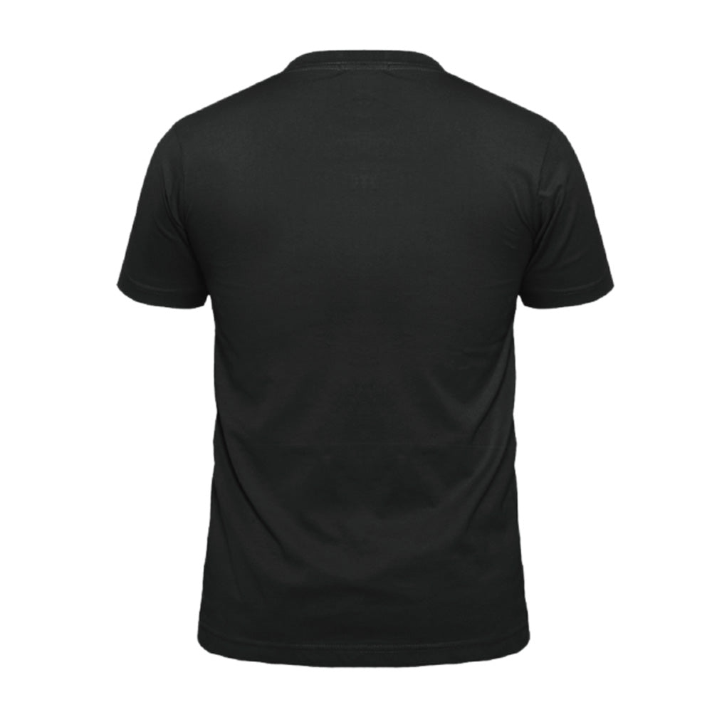 Cloudray Laser cuello redondo algodón camiseta negra estilo C