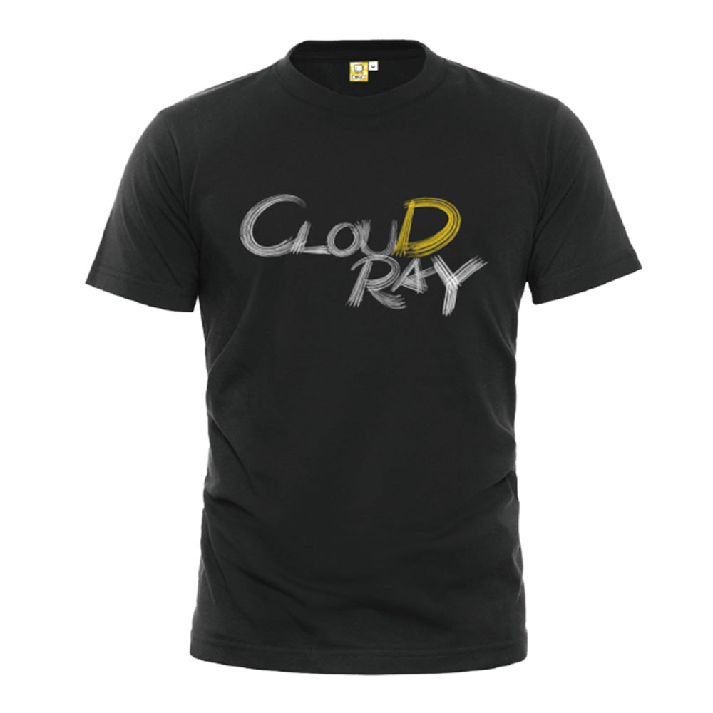 Cloudray Laser Round Neck Cotton Black T-Shirt Style C